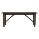 Matisse - Rectangular Wood Dining Table - Dark Brown
