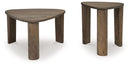 Reidport - Accent Cocktail Table Set (Set of 2) - Grayish Brown