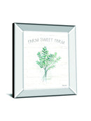 Farmhouse Cotton V By Beth Grove - Mirror Framed Print Wall Art - White