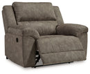 Laresview - Zero Wall Wide Seat Recliner - Fossil