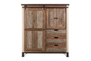 Antique - Сhest With 3 Drawers - Multicolor
