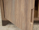 Natural Parota 70" Electric Fireplace