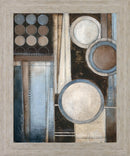 Circles in Mist - 28" x 34" Framed Wall Art