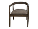 Natural Teca - Wooden Armchair - Quartersawn Oak / Marooned Brown