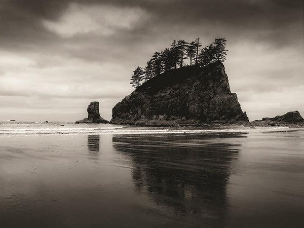 Ship Rock By Jd Studios (Framed Small) - Dark Gray