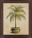 Verdant Palm Bliss - 28" x 34" Framed Wall Art