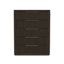 Sylvie - 5-Drawer Chest - Dark Brown