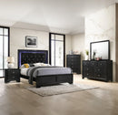 Crown Mark Micah Twin Panel Bed in Black B4350-T image