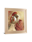Beauty Of Love I By Carol Robinson - Framed Print Wall Art - Red