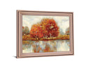 Fiery Grove Reflections - 28" x 34" Framed Wall Art