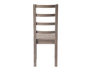 Steve Silver Auckland Reclaimed Wood Side Chair in Weathered Grey (Set of 2)