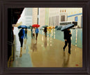 Umbrella Reflections - 28" x 34" Framed Wall Art