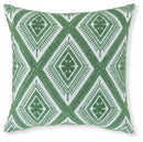 Bellvale - Pillow - Green / White