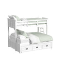 Hampton Kids - Bunk With Ladder And Trundle Bedroom Set