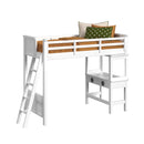Hampton Kids - Loft With Ladder And Desk With Speaker Bedroom Set
