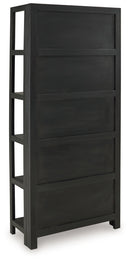 Abyard - Bookcase - Black / Natural
