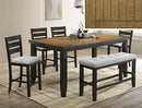 Bardstown Dining Table Wheat Charcoal