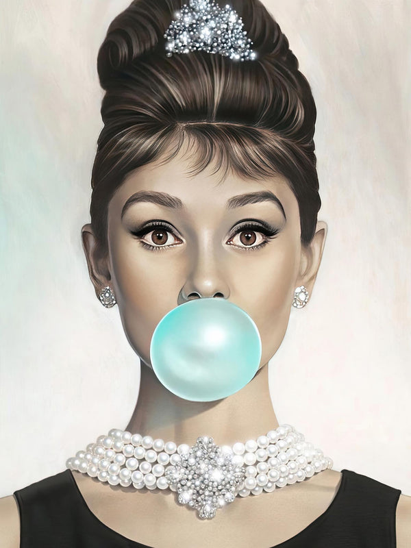 Audrey (Framed) - Light Blue