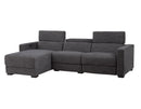 Steve Silver Zara LAF Dual-Power Chofa in Charcoal