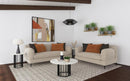 Jade - 2 Piece Chenille Upholstered Sofa Set