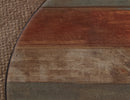 Antique Bistro Table Barrel Design