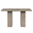 Lily - 60-78" Counter Table With 18" Leaf - Gray