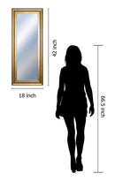 18x42 Decorative Framed Wall Mirror By Classy Art Promotional Mirror Frame