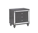 Refino - Nightstand - Dark Gunmetal