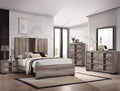 Crown Mark Furniture Rangley Queen Panel Bed in Brown B6830-Q image