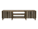 Tiza 4 Doors and Shelves, 93" TV Stand Blue