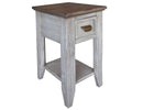 Sahara 1 Drawer w/ Shelf, Chair Side Table