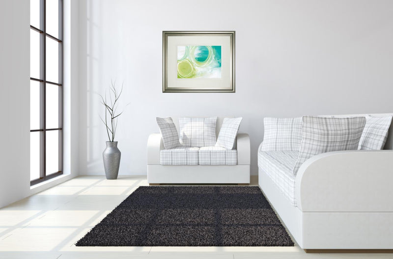 Praying For No Strings By Julie Hawkins - Framed Print Wall Art - Blue