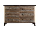 Antique - Dresser With 6 Drawers - Multicolor