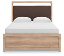 Kinlanni - Queen Upholstered Panel Bed - Tan