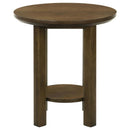Ottowa - Round Wood Coffee Table Set