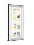 Watercolor Swatch Panel Il By Elyse De Neige - Mirror Framed Print Wall Art - White