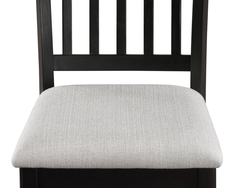 Salvador - 5 Piece Counter Height Set - Charcoal / White