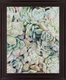 Verdant Rosette Cluster - 28" x 34" Framed Wall Art