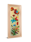 Wildflower Il By Jennifer Zybala - Framed Print Wall Art - Red