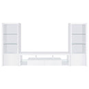 Jude - 3 Piece TV Entertainment Center - White High Gloss