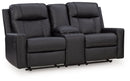 Mackmenville - Double Reclining Loveseat With Console - Austin's Furniture Depot (Austin,TX)