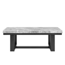Lucca - Marble Top Coffee Table - Gray