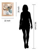 Watercolor Poppy I By Carol Robinson - Framed Print Wall Art - Beige