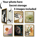 Chic Hideaway Series - 17" x 21" Framed Wall Art