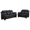 Finley - Upholstered Padded Arm Tufted Sofa Set