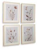 Chettings - Wall Art Set (Set of 4) - Beige / Gray / Blush