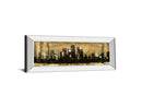 Defined City Il By Sd Graphic Studio - Mirror Framed Print Wall Art - Black