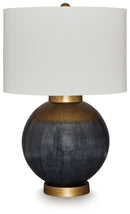 Adara - Metal Table Lamp - Blue / Gold Finish