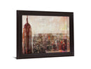 Copper Skyline Majesty - 28" x 34" Framed Wall Art