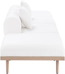 Laguna - 4 Piece 142" Outdoor Patio Armless Modular Sofa With 2 Backless Seats